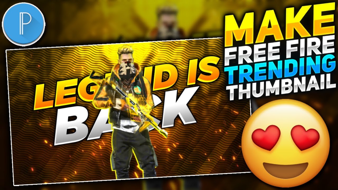 HOW TO MAKE FREE FIRE THUMBNAIL IN PIXELAB ⚡|| FREE FIRE TRENDING THUMBNAIL TUTORIAL 🔥