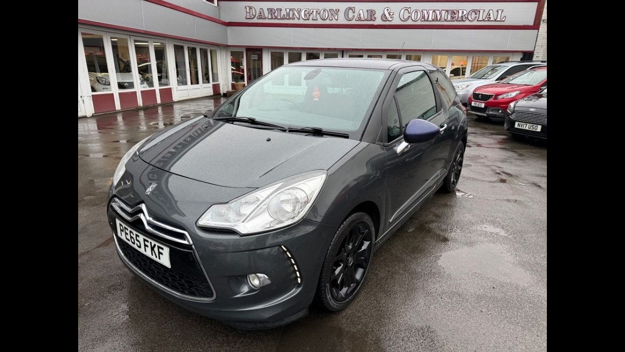 15 DS3 1.6 e-HDi DStyle Plus  BT USB A/C Climate Cruise Auto Lights/Wipers £20 Tax FSH Darlington 