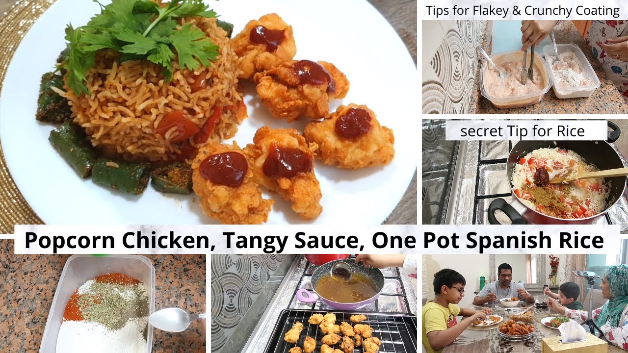 Reviews Fake or Real....Sunaein Husband ki Zubani - Crunchy Popcorn Chicken,Tangy Sauce,Spanish Rice
