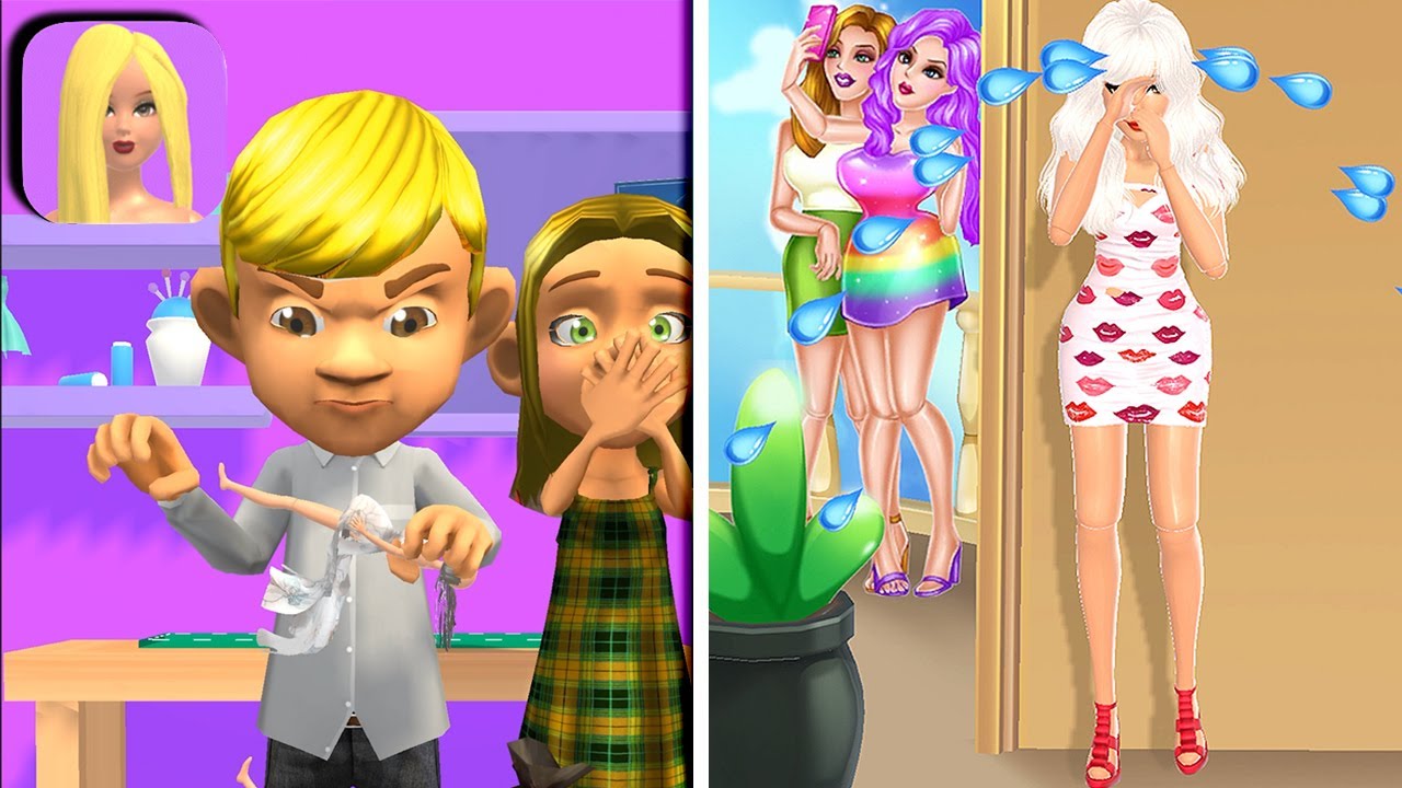 Doll Makeover - All Levels Gameplay Walkthrough Android, iOS Level FL4RE