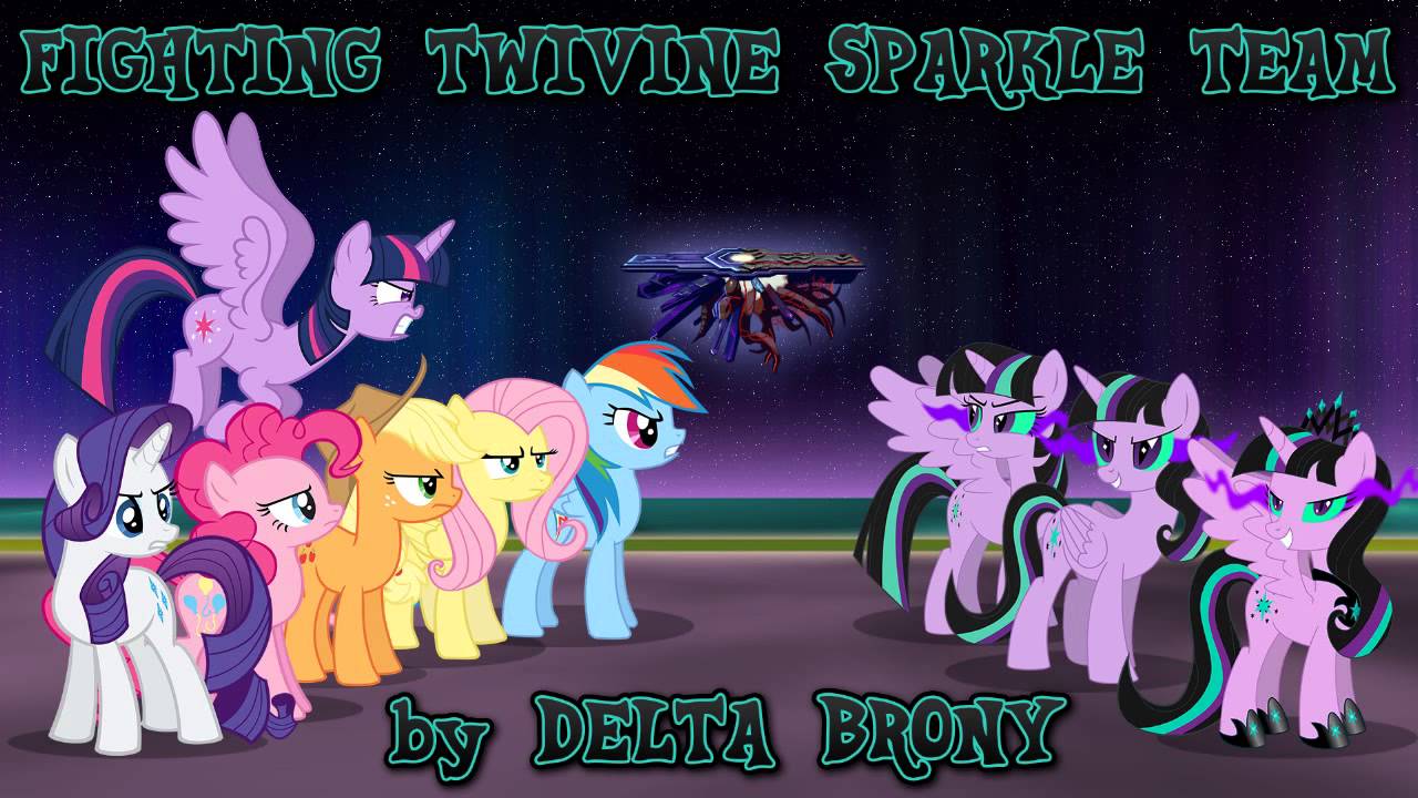 Fighting Twivine Sparkle Team