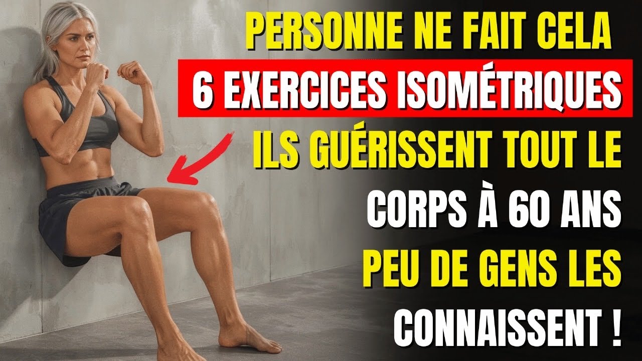 Seulement 6 exercices isométriques pour renforcer tout ton corps — à faire chez toi !