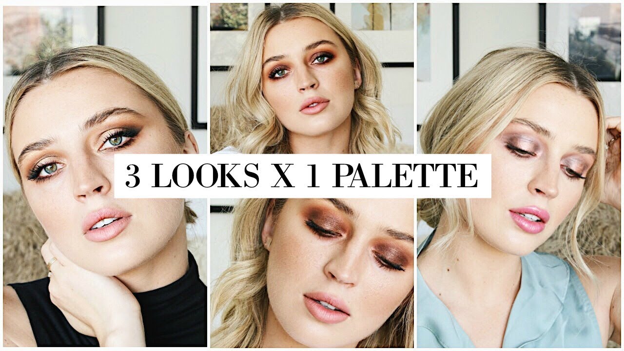 3 LOOKS USING THE ABH SOFT GLAM PALETTE | allanaramaa