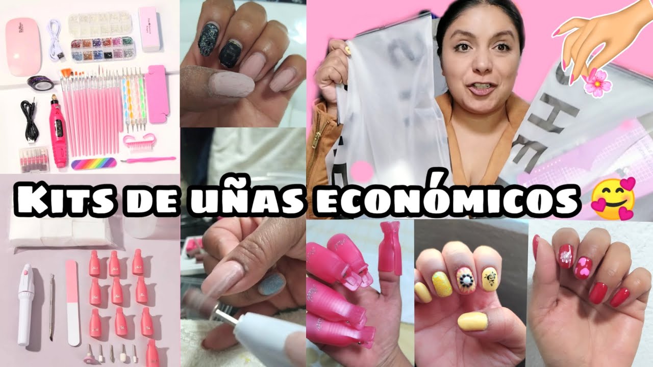 KIT DE UÑAS ECONÓMICO/ KIT PARA UÑAS SHEIN/ PRODUCTOS PARA  UÑAS ECONÓMICOS/ KIT DE UÑAS CHINO