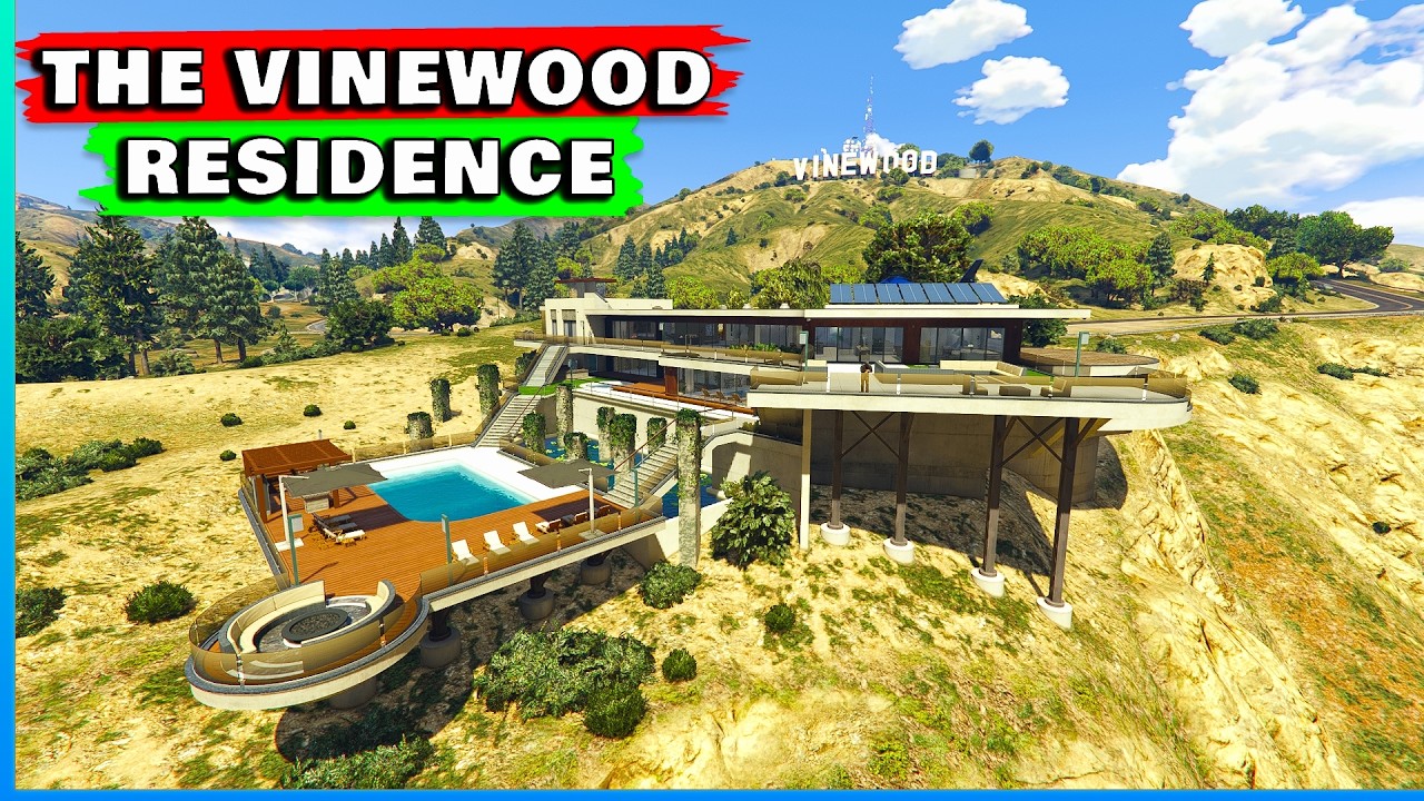 GTA 5 Online - The Vinewood Residence Mansion Tour