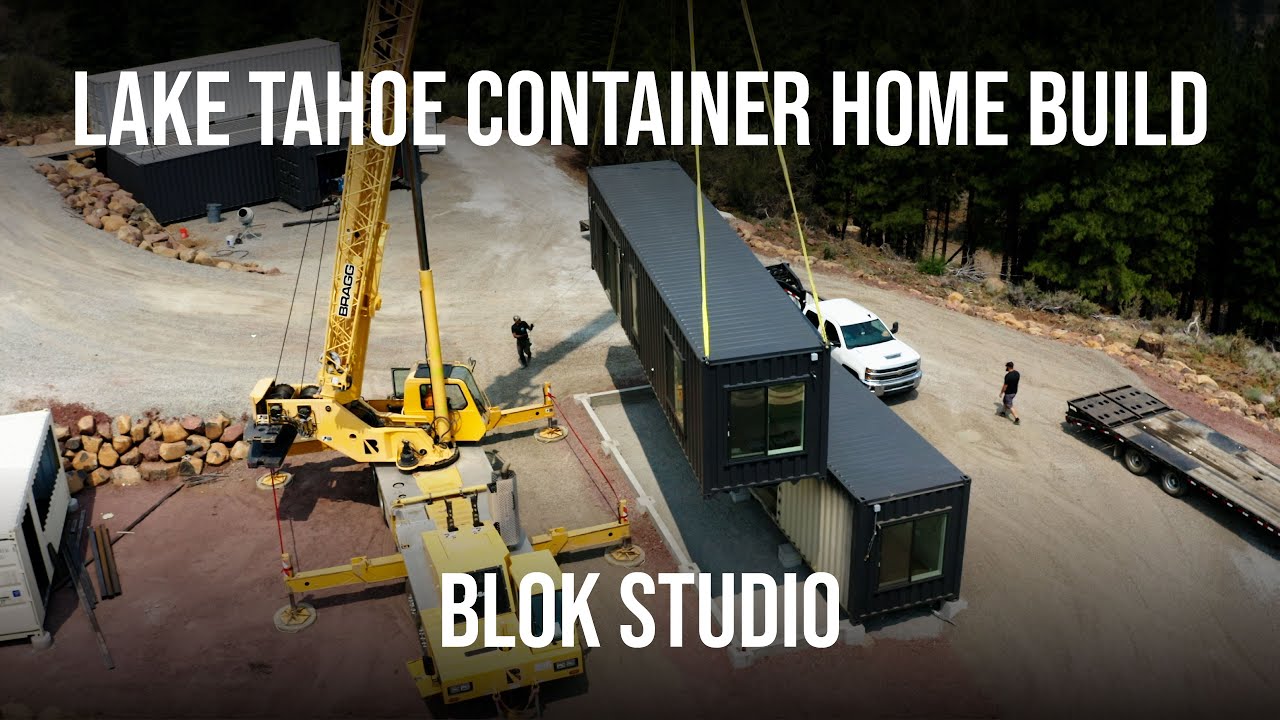NICE 2 CONTAINER HOME IN LAKE TAHOE // BLOK STUDIO // TOUR INSIDE!