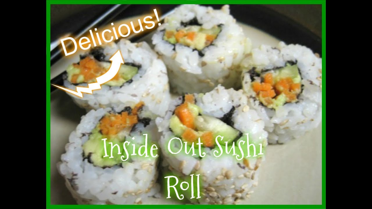 DIY | How to make Inside Out Sushi Roll | Pink Kawaii