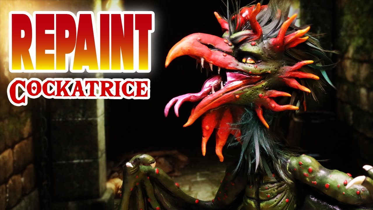 Cockatrice 🐔+🐉 From Monster High to Mythical Beast | Monstrum Doll RePaint!