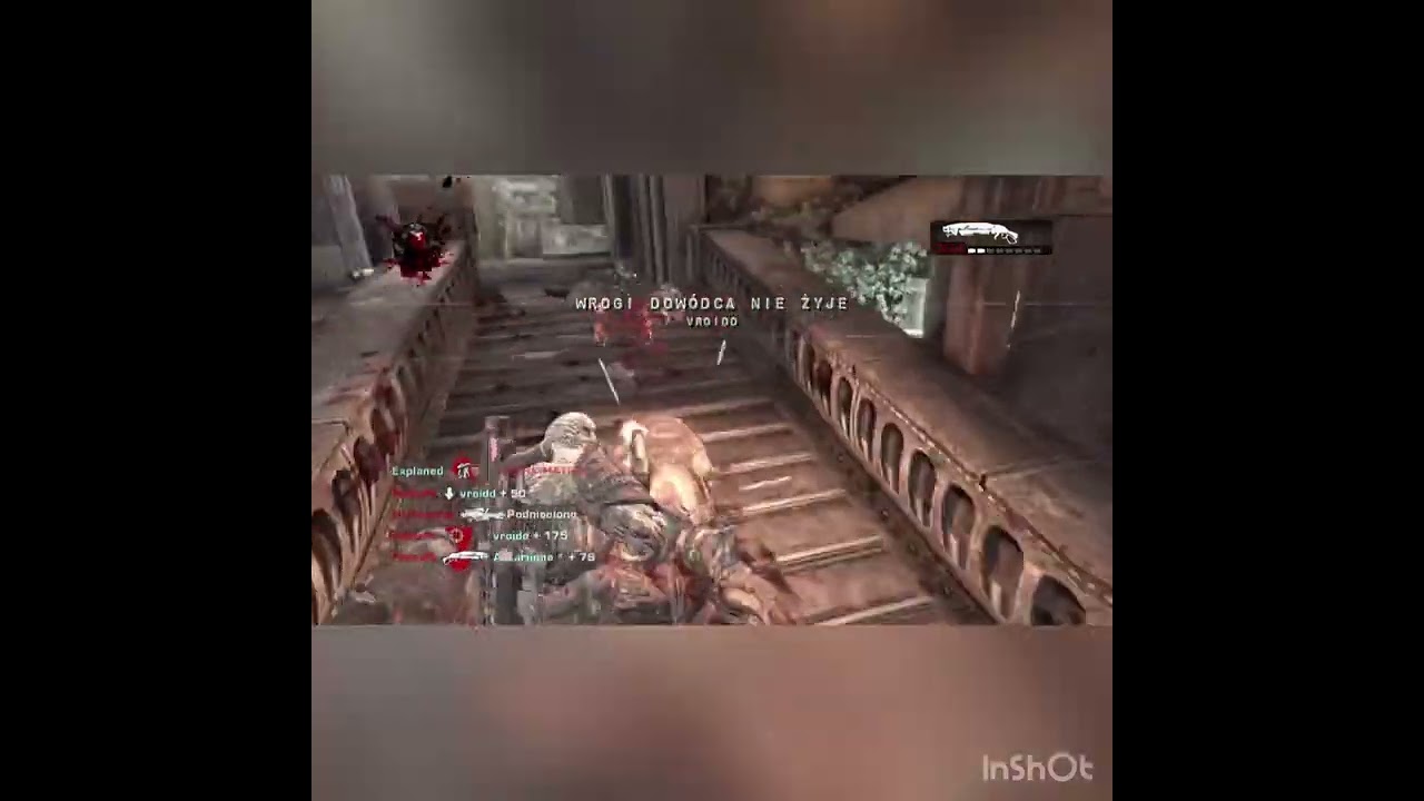 Gears of War 2 - Killing the whole team on Pavilion