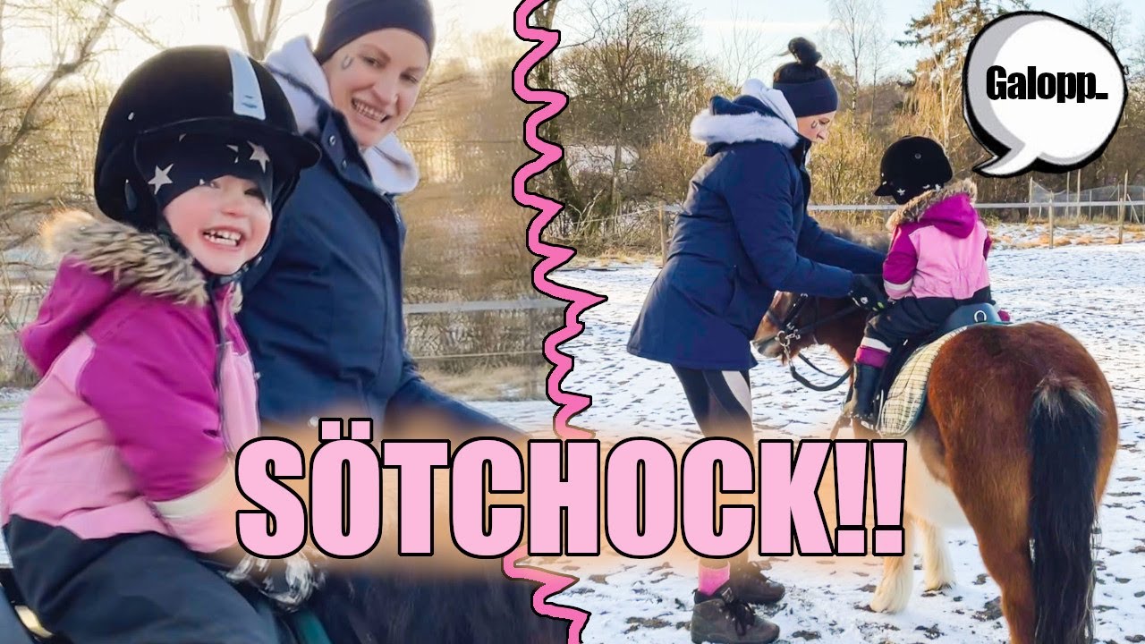 Travar för första gången || Bella lär sig rida - Del 1