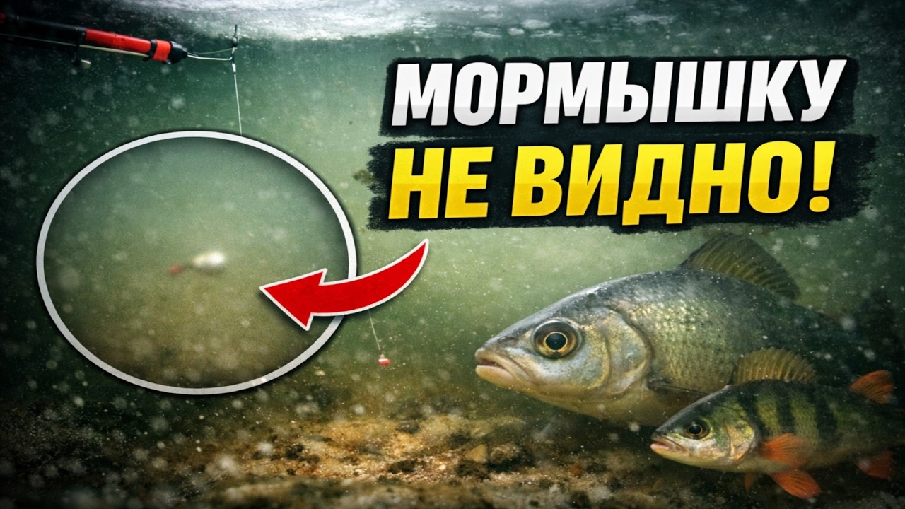 Вся твоя игра мормышкой — ОШИБКА. Рыба её НЕ ВИДИТ