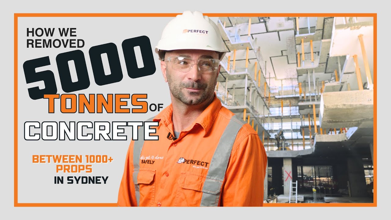 How we removed 5000 tonnes of concrete between 1000 props in Sydney