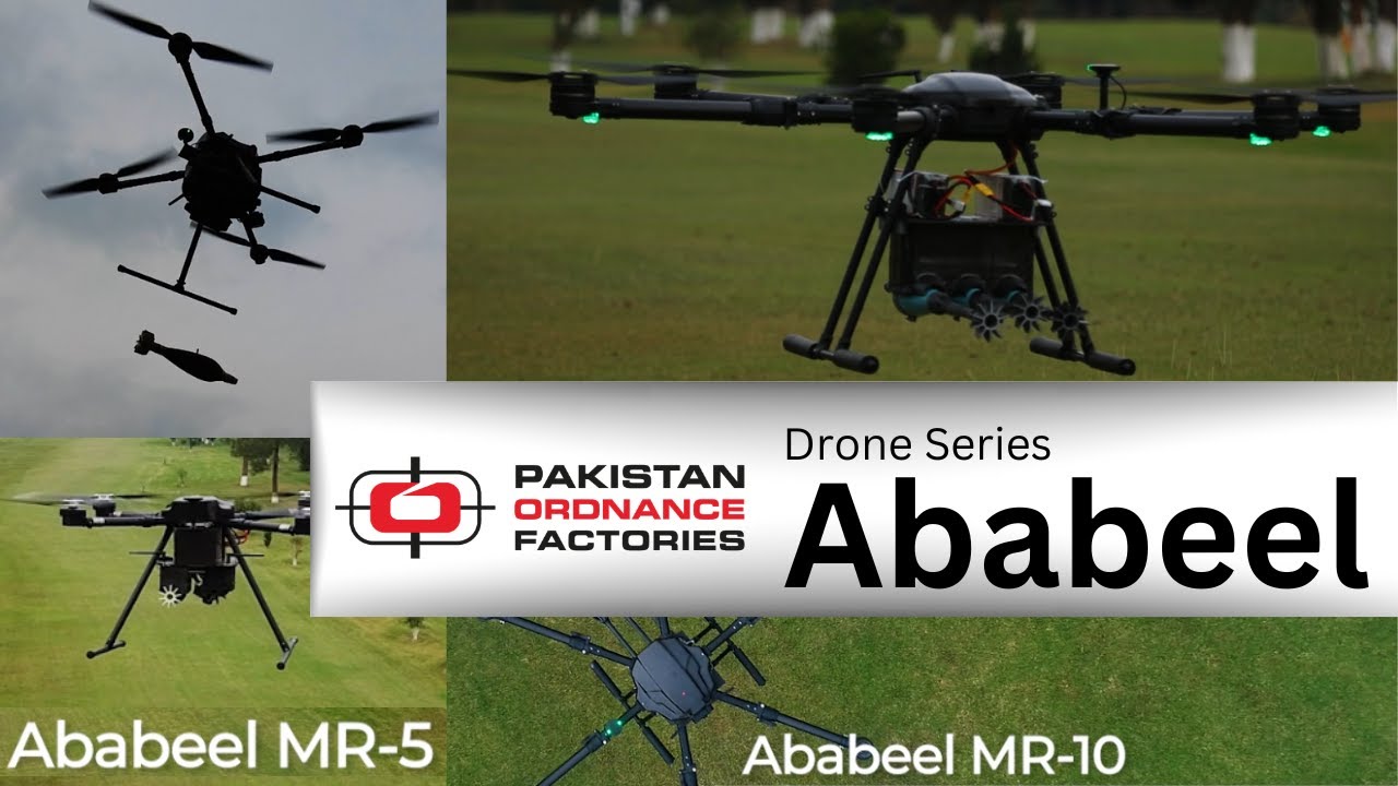 Серия дронов ABABEEL | MR 5 и MR 10 | POF | @pakistanordnancefactories