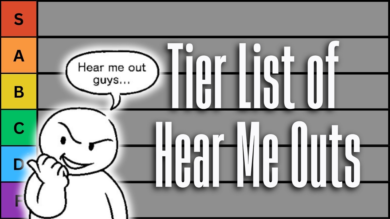 Tier List of Reddit's Hear Me Outs