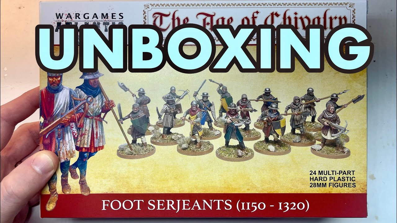 Let’s Look at Wargames Atlantic Foot Serjeants | Plastic Miniature Review