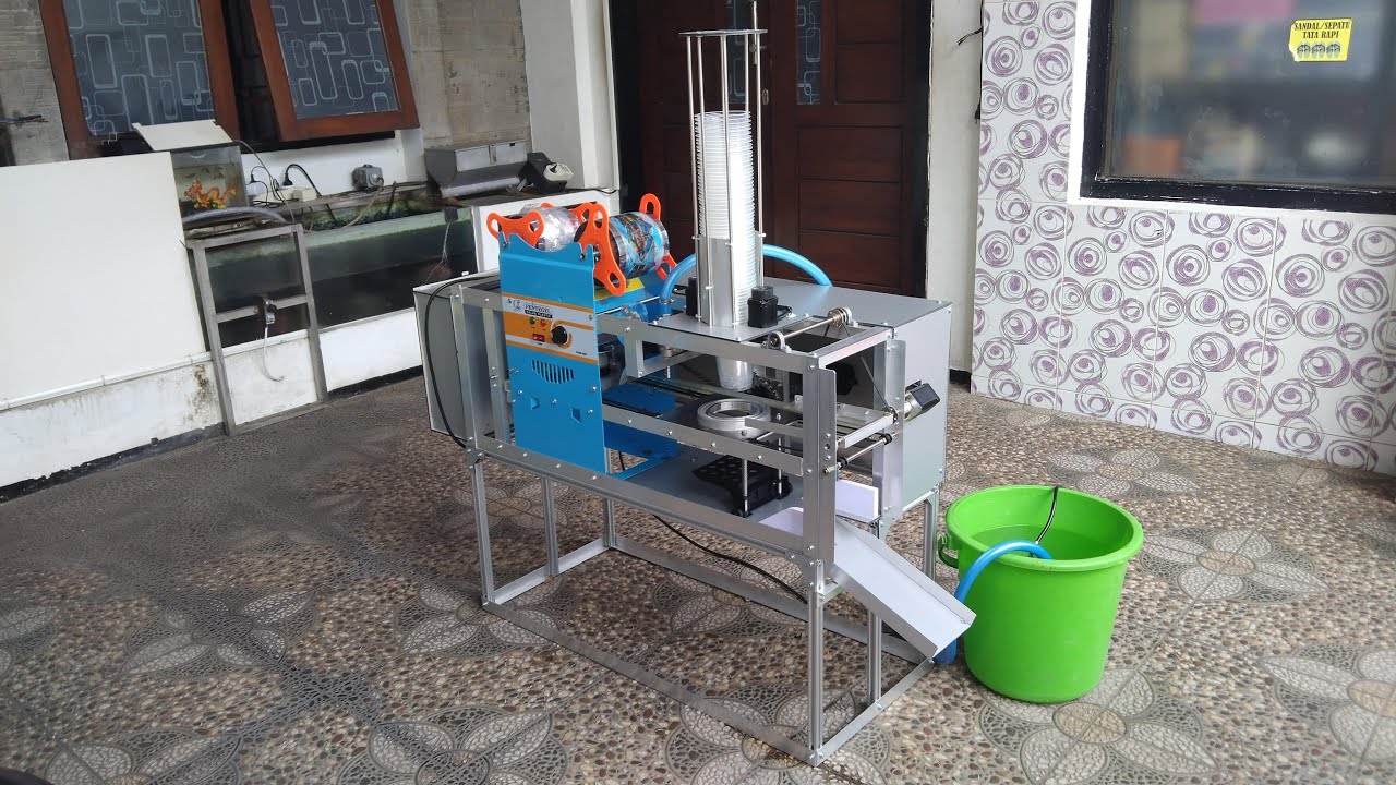 UMKM Mesin Automatic Cup Filling Sealing Cup Diameter 9,2cm Harga 21jt hub WA 085646399200