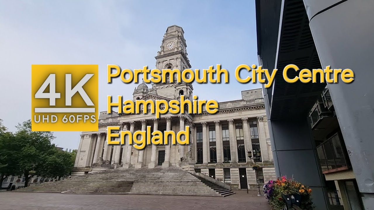Virtual Walk Portsmouth City Centre, Hampshire, England | Sep 2024