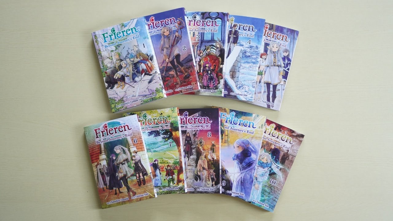 Frieren: Beyond Journey's End Manga Vol. 1 - Vol. 10, Unboxing