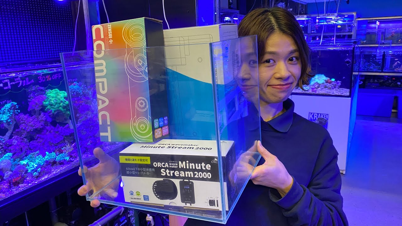 【初心者必見】30㎝キューブで海水魚を始めよう！【KAKErU&Nano Skimmer】