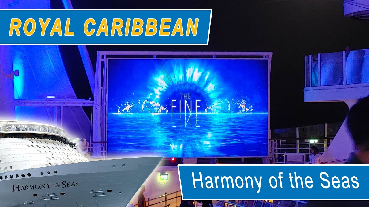 Amazing Aqua Show - The Fine Line - Royal Caribbean Harmony of the Seas