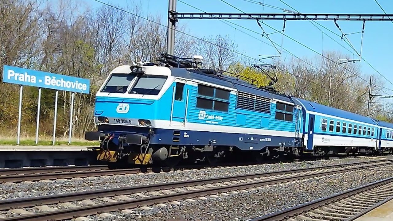 Vlaky Praha-Běchovice 23.4. 2022 w/Dave_16 1.část