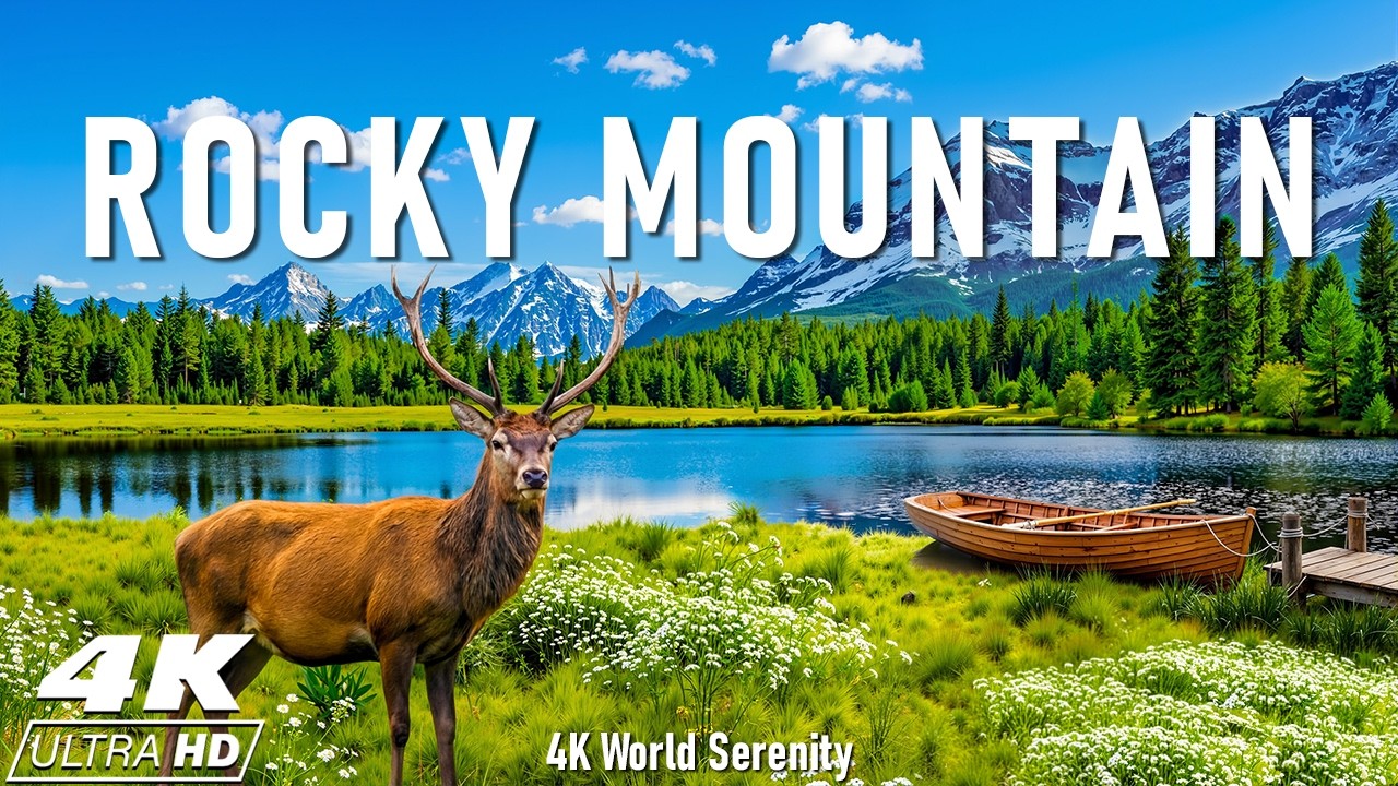 Rocky Mountains National Park 4K | America’s Majestic Peaks, Alpine Lakes & Endless Horizons