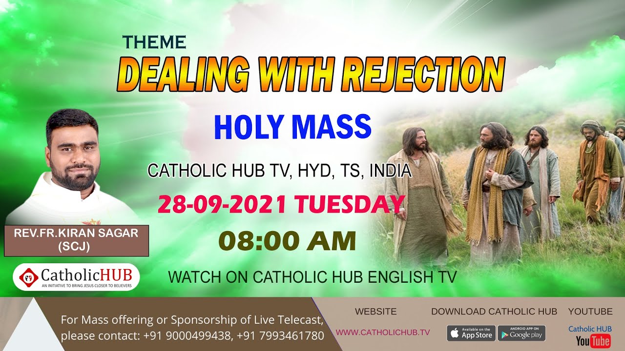 Holy Mass || English || Rev.Fr. Kiran Sagar SCJ I CATHOLIC HUB TV I 28-09-2021