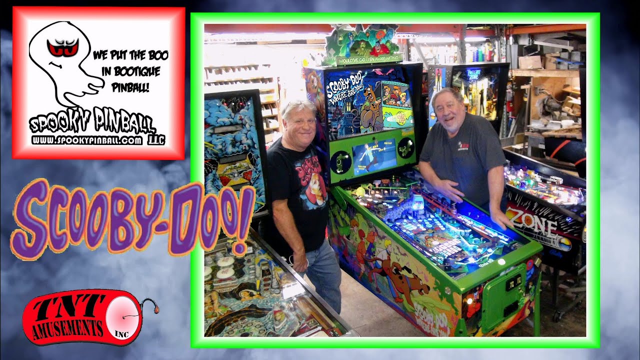 #1774 Spooky Pinball SCOOBY DOO Where Are You Gameplay & 2 Cheap Pins to sell! - TNT Amusements