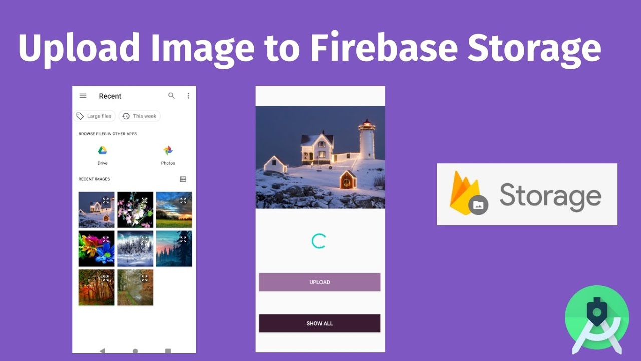 Загрузка изображения в хранилище Firebase и добавление URL-адреса в базу данных Realtime Database...