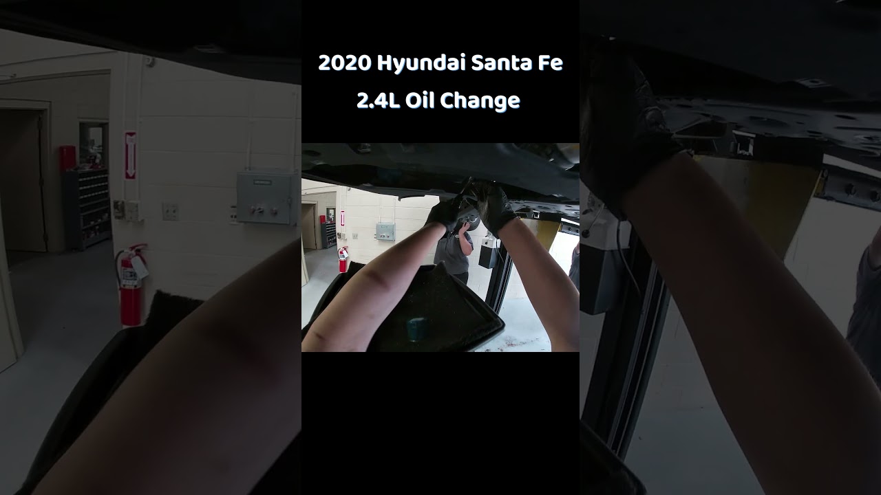 2020 Hyundai Santa Fe oil change  