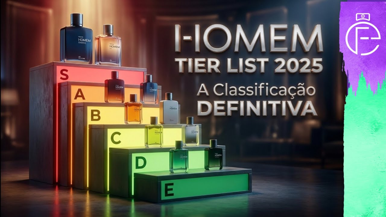 Perfumes da linha Natura HOMEM - o guia DEFINITIVO no formato #tierlist