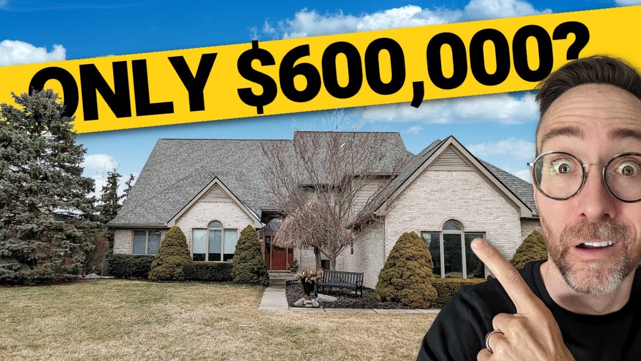 Inside a $600,000 Plymouth Michigan home - Full House & Detroit Suburb Neighborhood Tour