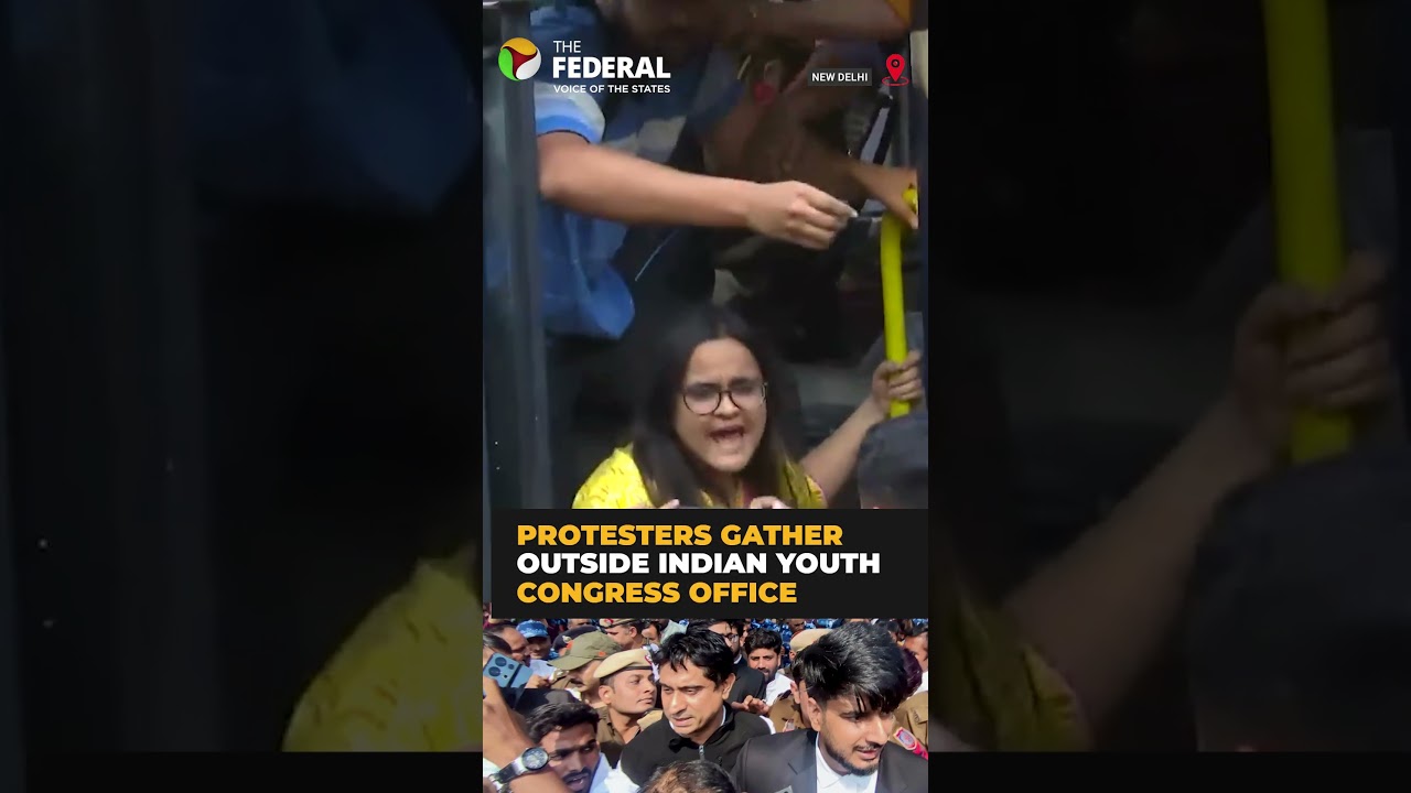 Congress stages massive protest in Delhi over IYC chief Uday Bhanu