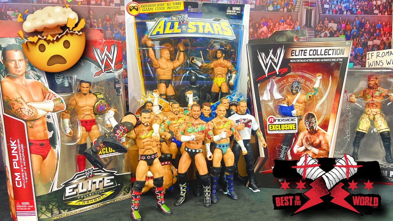 MASSIVE CM PUNK WWE/ AEW ACTION FIGURE COLLECTION! (RINGSIDE EXCLUSIVES, CUSTOMS & MORE)