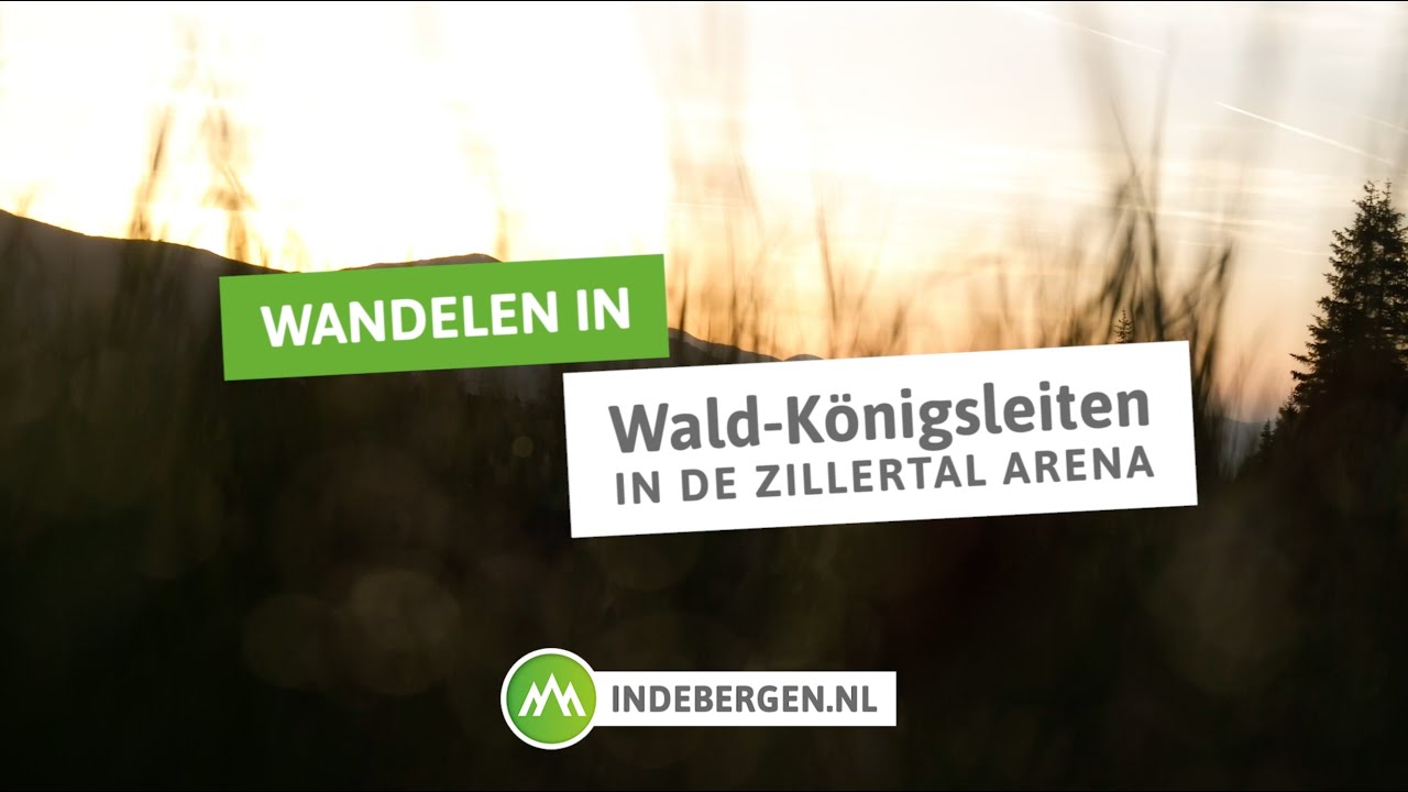 Wandelen in Wald-Königsleiten in de Zillertal Arena