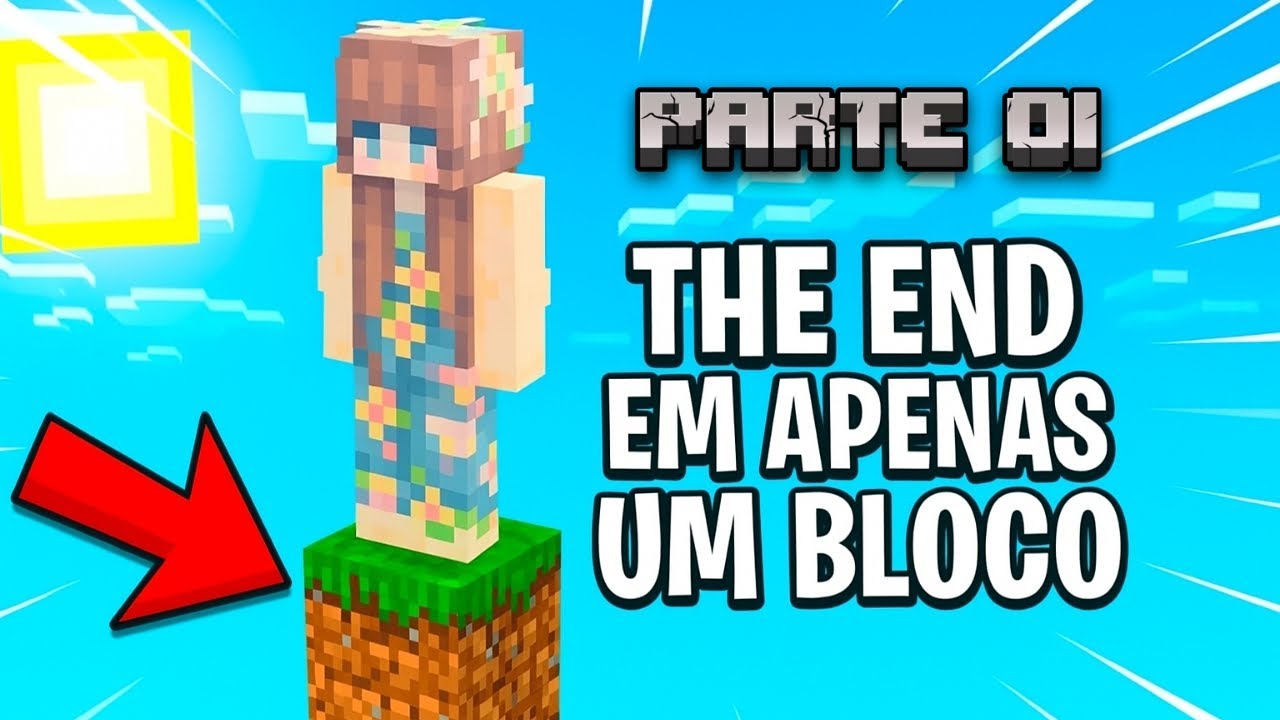 Sobrevivendo em apenas um bloco no Minecraft