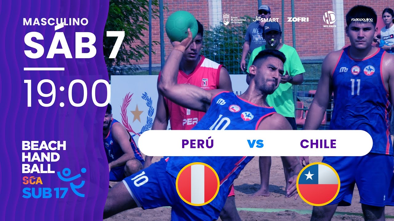 BEACH HANDBALL SCA S17 | PERÚ vs CHILE | MASCULINO