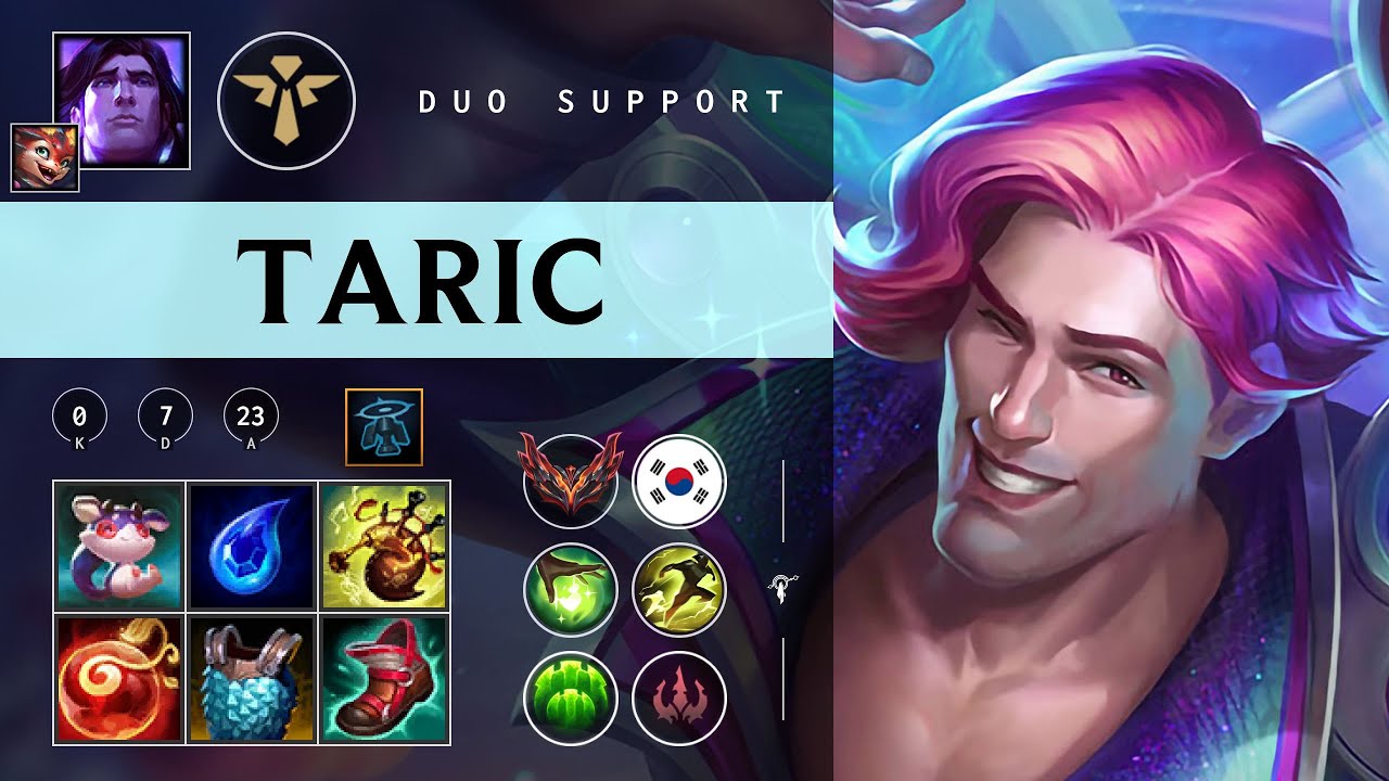 Taric Support vs Elise - KR Grandmaster Patch 26.01