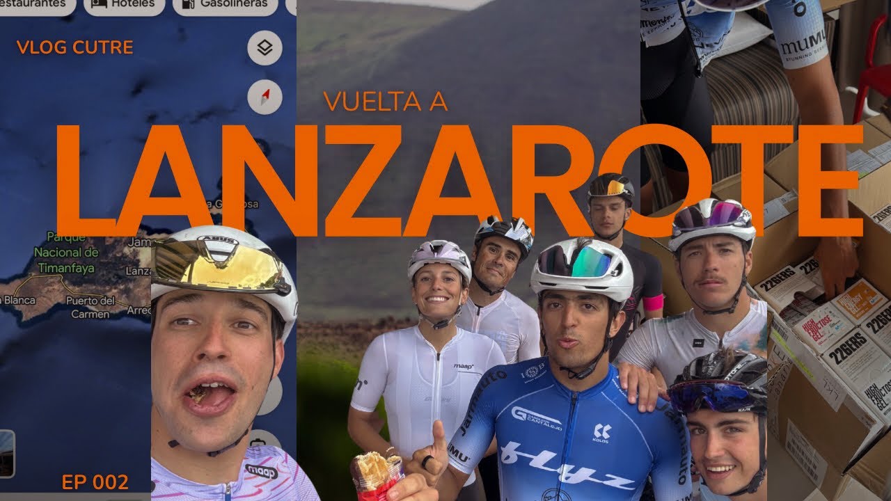 Vlog cutre en Lanzarote ep2 | Le damos la vuelta a la isla en bici