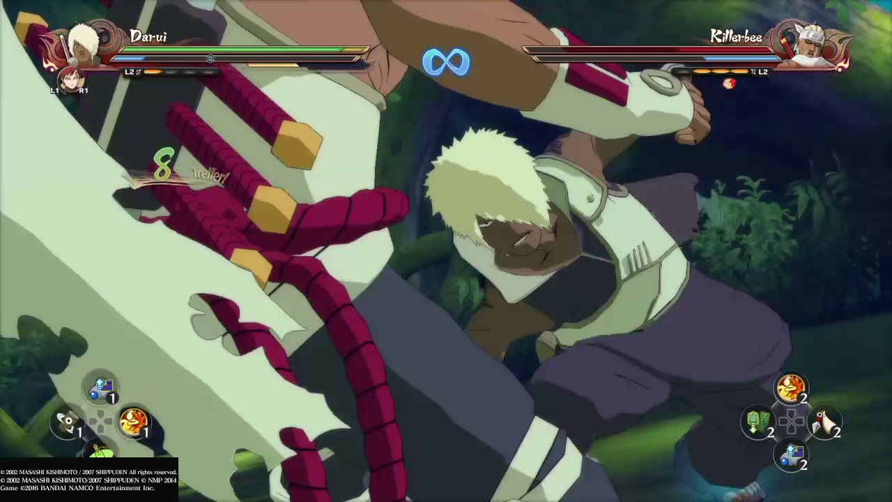 NARUTO SHIPPUDEN: Ultimate Ninja STORM 4 Gaara vs Killer Bee