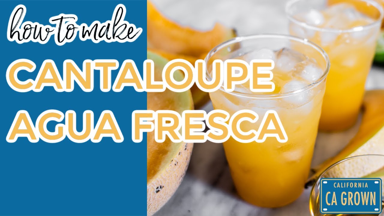 Our Cantaloupe Agua Fresca Recipe is Sunshine in a Glass | How to Make Agua Fresca with Melon