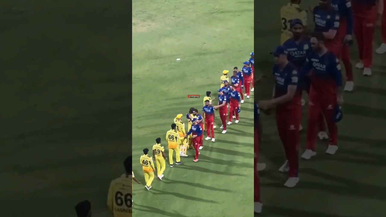 MS DHONI HUGGED VIRAT KOHLI AFTER THE MATCH | CSK VS RCB - IPL 2024 | #ViratGang #Shorts
