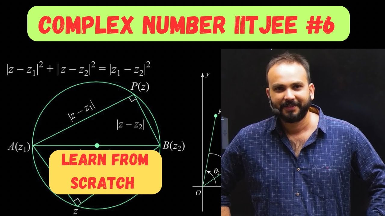 6. COMPLEX NUMBER IIT JEE MAINS AND ADVANCED | ROTATION, ARC, STRAIGHT LINE | SACHIN SIR