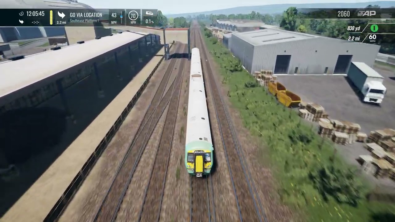 Train sim world East coastway remaster Seaford to brighton in a 377 as far as Lewes