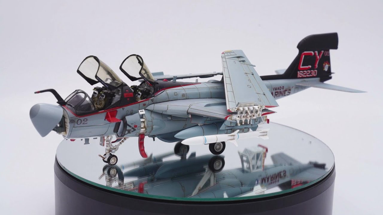 模界天花板？JC wings 1/72 EA-6B“徘徊者”电子战飞机合金成品模型开箱测评
