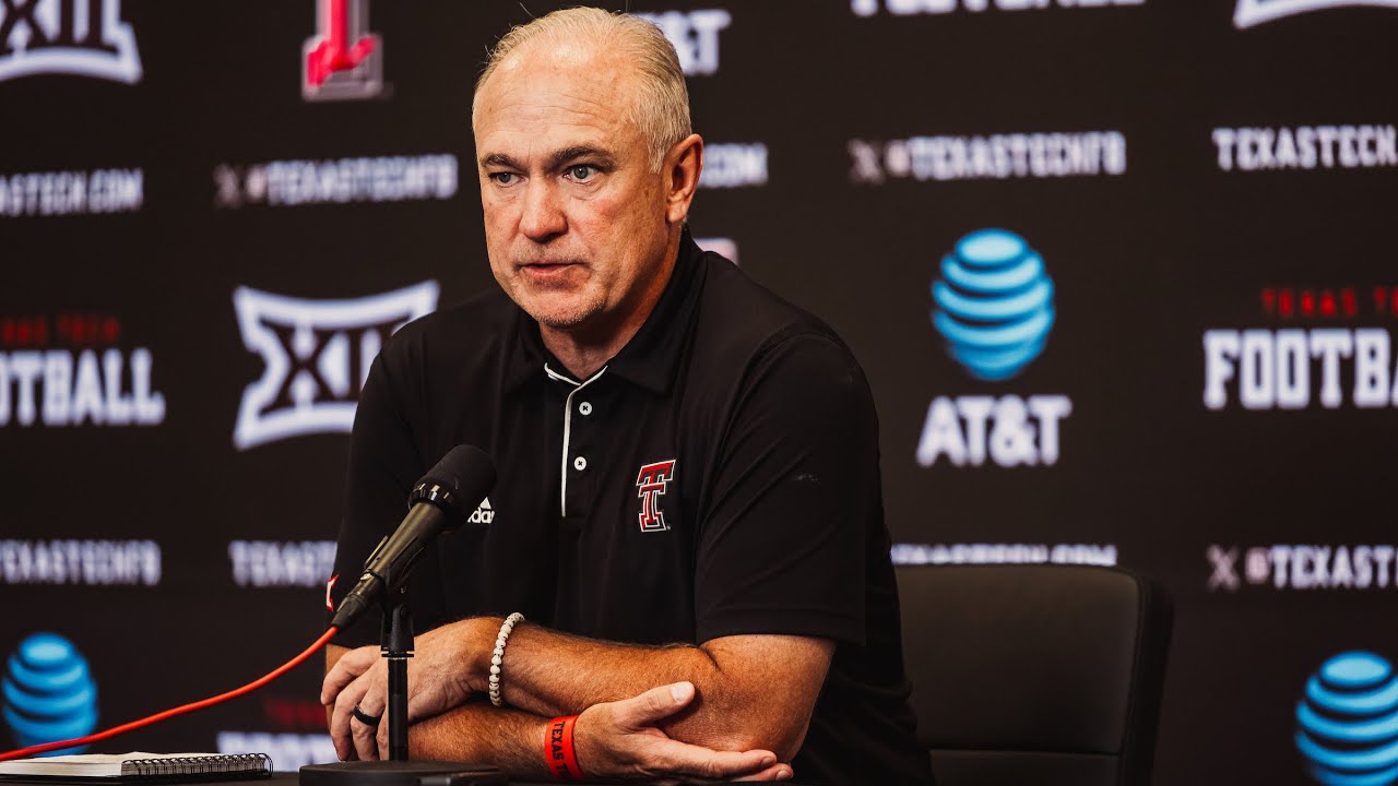 Texas Tech Football vs. BYU: Postgame Press Conference | 11.8.25