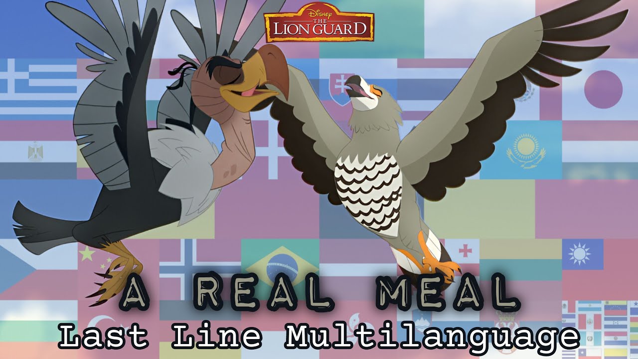 The Lion Guard | A Real Meal - Last Line Multilanguage (36 Versions)