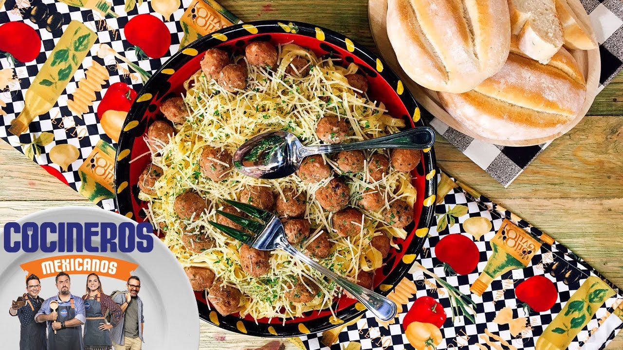 Receta: Pasta con albóndigas al vapor | Cocineros Mexicanos
