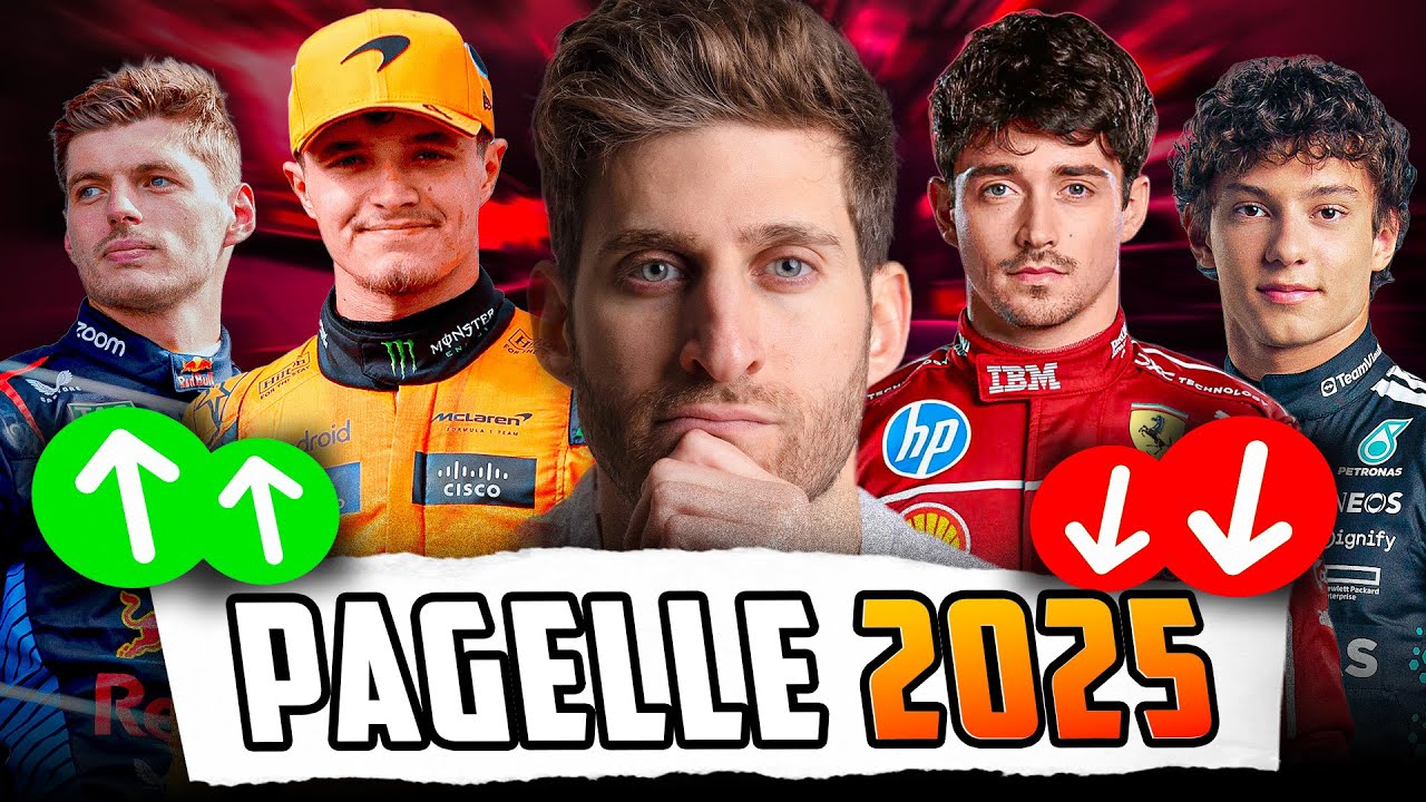 i MEGA PAGELLONI FORMULA 1 2025 + STATISTICHE e ANALISI