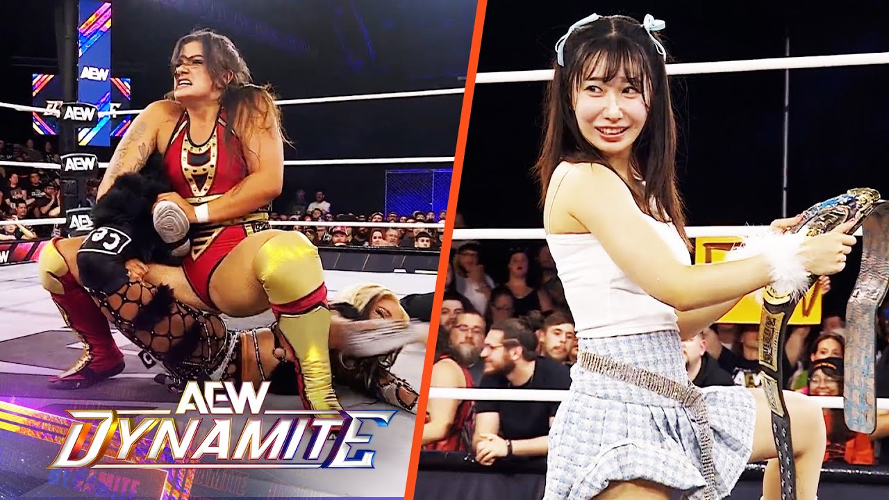 RIHO POWRACA! Mercedes Mon&eacute; kontra Alex Windsor: NAJWAŻNIEJSZE MOMENTY meczu o tytuł TBS | AEW Dy...